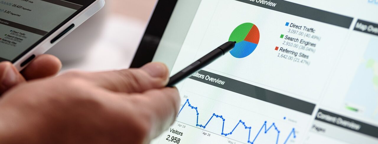 A person checking their PPC dashboard