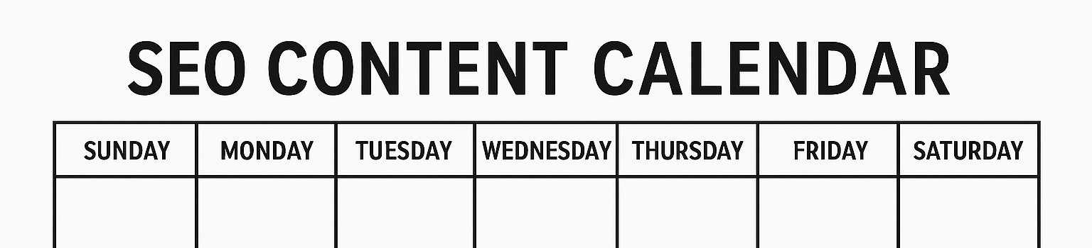 An SEO-friendly content calendar